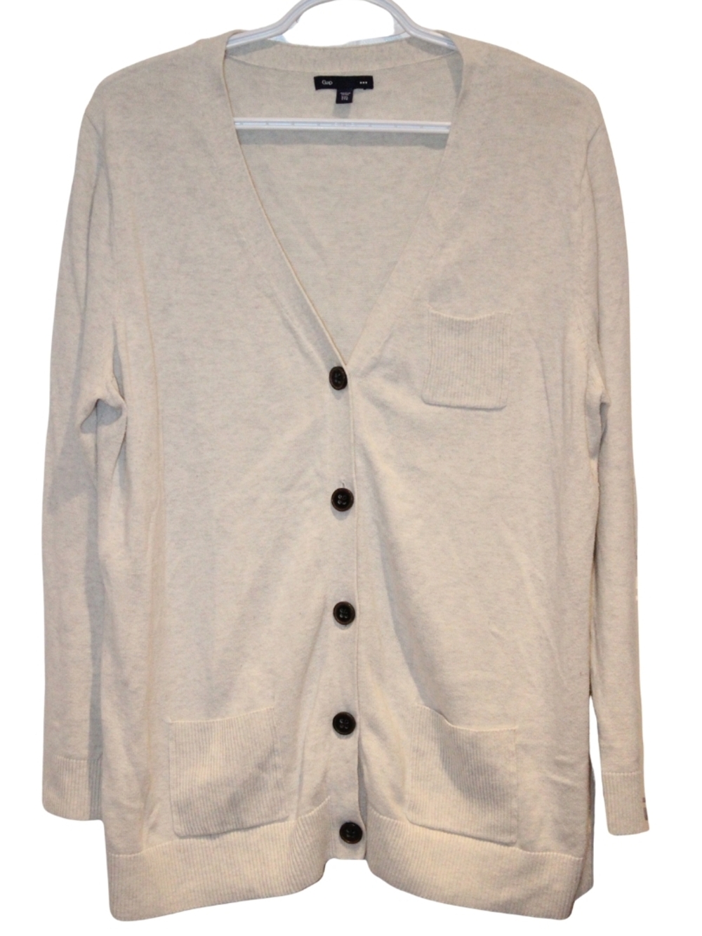 2/$25 🏷 Gap Oatmeal Button Knit Cardigan Size XXL
